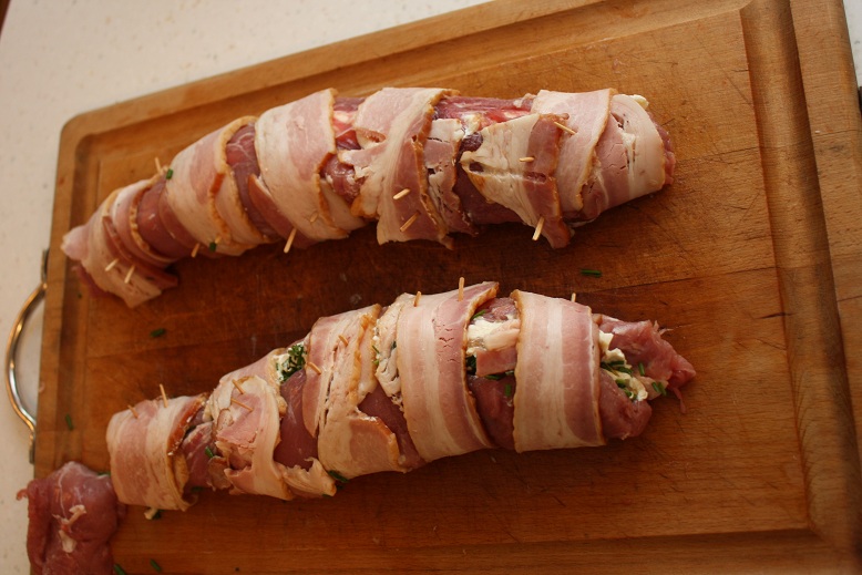 Bacon Wrapped Stuffed Pork Tenderloins   21