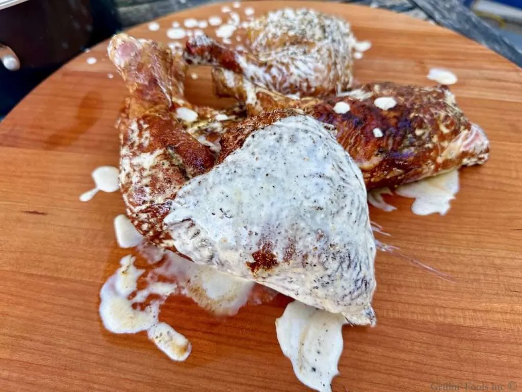 Alabama White Sauce Chicken Leg Quarters | GrillinFools Alabama White Sauce Chicken Leg Quarters